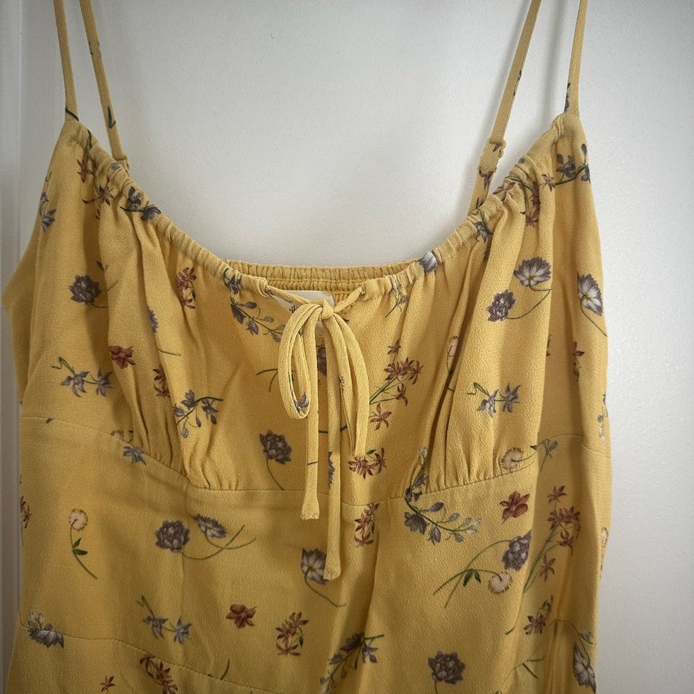 Aritzia Wilfred Yellow Sundress - Picture 3 of 6